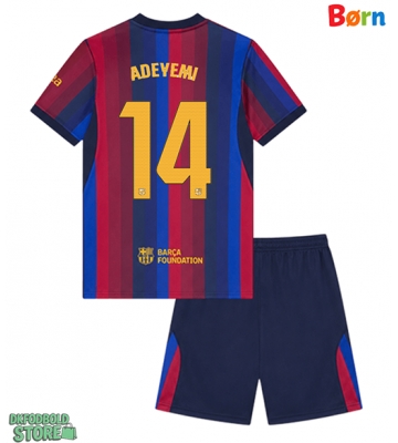 Barcelona Karim Adeyemi #14 Replika Babytøj Hjemmebanesæt Børn 2026-27 Kortærmet (+ Korte bukser)
